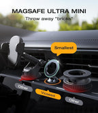 Latest Upgrade for MagSafe Car Mount, [High & Low Temp Resistance] Magnetic Phone Holder for Your Car Dashboard, 360 Adjustable Car Phone Holder Mount for iPhone 17 Pro Max 16 15 14 13 12