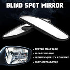 x Blind Spot Mirror, 5'' Framed Rhombus HD Glass Convex Adjustable Wide Angle Rear View Mirror,Universal For Car SUVs Truck Motorcycle (2pcs)