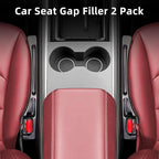 Car Seat Gap Filler Organizer, 2 Pack Seat Gap Plug with Storage Slot, No Drop Seat Guard for Cars & SUVs, Car Seat Accessories with Phone Holder, Universal Fit Fill The Gap Between Seat and Console
