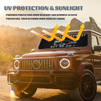 Dark Humor Car Window Sun Shield Funny Cartoon Animals Sarcastic Quote Front Window Sun Shade Blocks UV Rays Sun Visor Protector for Car Sedan Truck SUV Accessories 59" L x 31.5" W