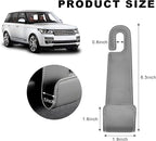 2 PCS Car Seat Headrest Hook, Microfiber Leather Purse Hooks Back Seat Storage Organizer, Auto Interior Headrest Holder for Hanging Bag Coat Grocery, Car Accessories (Gray)