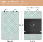 SUV Cargo Liner for Dogs, Water Resistant Pet Cargo Cover Dog Seat Cover Mat for SUVs Sedans Vans with Bumper Flap Protector, Non-Slip, Large Size Universal Fit, Grey