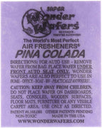 Wonder Wafers Air Fresheners 50ct. Individually Wrapped, Pina Colada Fragrance