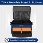 2 Layer Golf Trunk Organizer, Golf Gifts for Men with Separate Ventilated Compartment for 2 Pair Shoes, Waterproof Car Trunk Locker for Balls, Tees, Clothes, Gloves, Gifts for Golfers