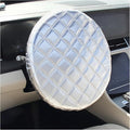 Car Steering Wheel Cover Sun Shade,Aluminum Film Car Wheel Cover for Thermal Insulation & Cooling,3-Layer Thickened Steeringwheel Covers Fits 15.75" Diameter Cars Steering Wheels (Aluminum Foil)