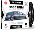 Car Door Edge Protector – Universal DIY Edge Trim to Prevent Scratches & Dings – Flexible Adhesive Molding Trim for Cars, Trucks & SUVs (10 Ft - Black)