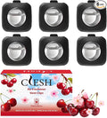 Car Air Fresheners, 6 Pack, Cherry, Car Fresheners Vent Clips, Long Lasting Air Freshener, Car Refresher for Men Women