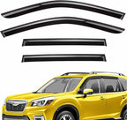 Extra Durable Window Deflectors Tape-On Window Visors Rain Guards Fit for Subaru Forester 2019-2024, Sun Visors, Wind Vent for Shades, Exterior Car Accessories - 4pcs. AG0773