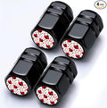 4Pack Ladybug Car Tire Valve Stem Caps Aluminum Valve Stem Covers Air Cap | Corrosion Resistant Car Valve Cap for Auto SUV Bike Motorcycle Valve Decor Ladybug Car Accessories Gifts