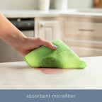 S&T INC. Microfiber Cleaning Cloth, Bulk Microfiber Towel for Home, Reusable and Lint Free Cloth Towels for Car, Assorted Colors, 11.5 Inch x 11.5 Inch, 50 Pack