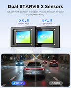 VIOFO A229 Plus Dash Cam Front and Rear, Dual STARVIS 2 Sensors, 2 Channel HDR, 1440P+1440P Voice Control Car Dash Camera, 5GHz Wi-Fi, Voice Control, Ultra-Precise GPS