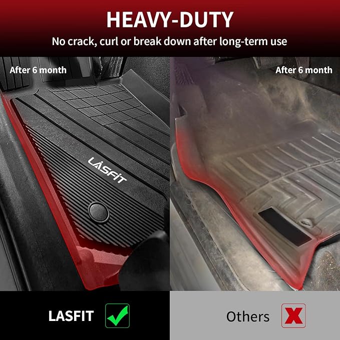 Floor Mats Fit for Mazda CX5 2025 2024 2023 2022 2021 2020 2019 2018 2017 Custom Fit TPE All Weather Floor Liners 1st & 2nd Row Car Mats for Mazda CX-5, Black
