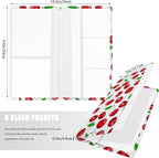 Car Registration and Insurance Holder, with Magnetic Closure for License, Cards and Documents, All Vehicle Needs and Car Accessories (Cherry)