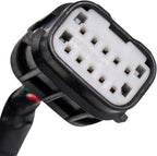 Passenger Side Power Folding Heated Paint to Match Mirror with Puddle Light Compatible with 2014-2016 Kia Forte Forte5 KI1321184
