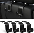 4 Pack Car Headrest Hooks for Porsche Macan 2014-2025 2026, Seat Organizer Hanger Storage Hook Heavy Back Seat Holder Handbag Car Accessories