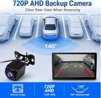 10.1 Inch Double DIN Car Stereo, Android 13 Radio with 4GB+64GB, Wireless Apple CarPlay & Android Auto, 720P Touchscreen, GPS, WiFi, Bluetooth 5.1, Backup Camera