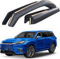 Goodyear Shatterproof in-Channel Window Deflectors for Lexus TX 2024-2026, Rain Guards, Window Visors for Cars, Vent Deflector, Car Accessories, 4 pcs - GY008073