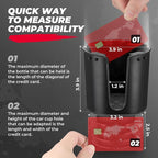 Universal Cup Holder Expander Compatible with Hydro Flask, Yeti, 18-40oz 3.0in-3.8in Diameter Bottles - fit 3.2in Diameter Cup Holder for Car, RV, Truck, UTV, Golf Cart