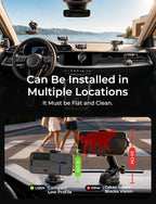 Suction Phone Mount for Car, [Ultra Suction & 95% Cases Friendly] Car Phone Holder Mount Vacuum Dashboard Phone Holder, Car Cell Phone Holder for iPhone 17 16 15 14 Pro Max Air Galaxy S26 S25