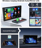 [8 CORE 6G+128G] Car Radio for Ford F150/ F250/ F350 2004-2014 with Wireless Carplay/Android Auto, 7 Inch Android 13 IPS Touch Screen Stereo, Bluetooth, GPS, WiFi, DSP, SWC, + Backup Camera