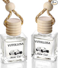 2-Pack Car Air Fresheners, Car Deodorizer, New Car Smell Air Freshener Long Lasting Hanging Car Air Freshener for Men and Women, Car Scent Diffuser by