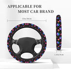 Animal Paws Elastic Steering Wheel Cover Non-Slip Breathable Steering Wheel Protector Fit Auto, SUVs, Truck