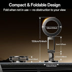 Fits MagSafe Car Mount for Car Dash&Tesla Screen[All-Metal] Magnetic Phone Holder, [Flexible Three-axis]360° Rotation Car Mount Strong Magnets Car Phone Holder for iPhone 17 16 15 14 Pro Max