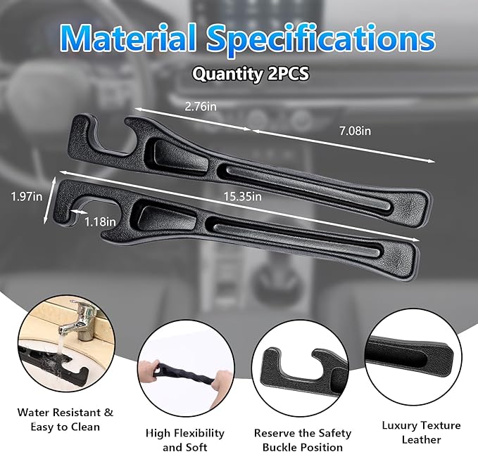 【Compatible with Nissan Altima】 Seat Gap Filler,No Drop Seat Guard Compatible with Nissan Altima,Drop Seat Guards for Cars(2Pcs),Emergency Keychain Car Escape Tool(2Pcs)