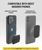 Magnetic Phone Holder for Car Dashboard with Extra Strong Magnet, Thick Metal Plate & 360° Rotation, Secure Cell Phone Car Mount for Large Phones Compatible with iPhone, Samsung, Not MagSafe