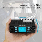 MB1 CB Radio Kit, Noise Cancellation AM/FM Mini CB Radio with Antenna, 12V/24V Cigarette Lighter Plug, 7-Color Screen, Emergency Channel 9/19, VOX, Auto-Scan, for Truckers