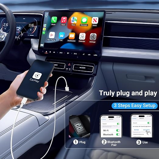 Car CarPlay Cable for iPhone 17, 16, 15 USB C Charger Cord,4-Pack 1.6 FT+3 FT+3 FT+6 FT USB A to USB C Charging Cable for Apple iPhone 17/17 Pro/Air/16e/16/15 Pro Max/Plus Cord, White