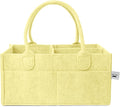 Mr. Pen- Baby Diaper Caddy Organizer, Lemon Glow | Nursery Storage Bin and Car Organizer for Diapers and Baby Wipes