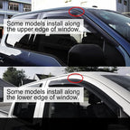 2pcs Original Shatterproof Rainproof Side Window Wind Deflectors for 10-25 Camaro,Tape-on Rain Guards Sets,Nice Looking Window Visors for Cars,Vent Deflector for Chevrolet 2010-2025 Camaro 92341