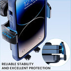 GUWEZ Phone Holders for Your Car [Military Grade Suction Ultra Strong Base] Cell Phone Car Holder 3 in 1 Dashboard/Windshield/Air Vent Hands-Free for Video Installation Kit iPhone Android
