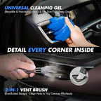28PCS Car Detailing Kit Interior Cleaner, Car Interior Cleaning Kit with Cordless Handheld Vacuum, 2-in-1 Mop, Interior Car Detailing Brushes, Windshield Cleaner, Car Accessories Gift for Men Women