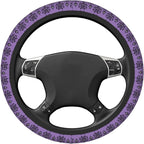 Haunted The Mansion Steering Wheel Cover Cute Universal 15 Inch Car Accessories Protector for Women Fit Auto SUV Sedan Vans Trucks