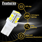 24PCS LED Interior Car Lights, T10 31mm 41mm Dome Bulb Kit, White | 194 168 2825 DE3175 578 sockets, alloy PCB, output for map trunk license tag, plug in, automotive accessories