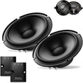 Z-Series TS-Z65C 6.5” 2-Way Speakers (Pair) – 300W Max, Crisp Highs + Clear Vocals, Audiophile Upgrade, Add an Amplifier for Optimal Performance