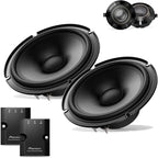 Z-Series TS-Z65C 6.5” 2-Way Speakers (Pair) – 300W Max, Crisp Highs + Clear Vocals, Audiophile Upgrade, Add an Amplifier for Optimal Performance
