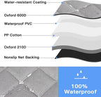 Dog Car Seat Cover XL, Heavy Duty Dog Seat Cover for Back Seat, 100% Waterproof Nonslip Hammock for Car with Side Flap, Scratch Proof Pet Back Seat Covers
