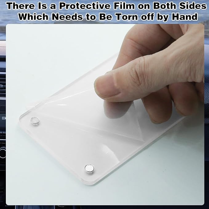 Acrylic Magnetic Personalized Photo Holder Car Picture Frame, Car Picture Holder, Car Photo Holder Car Visor Clip, Personalized Car Accessories Can Be Used to Add Your Personal Photo