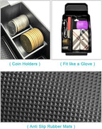 5Pcs for 2023-2026 Mazda CX50 Center Console & Door Handle Organizer | for 2023-2026 Mazda CX-50 Accessories Console Armrest Tray Side Door Trash Container Storage Door Handle Pocket Insert