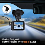 Dash Cam Front and Rear, 2.5K Dual Dash Camera for Cars, 2560P Mini Car Camera, 2 inch IPS Screen, WDR Night Vision, 24 Hours Parking Monitor, G-Sensor, Support 256 GB Max