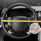 Breathable Car Steering Wheel Cover 16 inch Auto Universal Leather Wrap Non-Slip Steeringwheel Protector Automotive Interior Accessories, Pink (Suit for 15.5-16 inch)