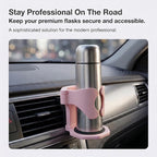 Car Cup Holder, Stable Cup Holder Expander for Car Air Vents, Car Ashtray Holder, Suitable for Sedans SUVs Trucks with Horizontal Blade Vents (Pink)