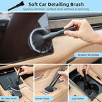 Car Interior Detailing Cleaning Kit-10Pcs Car Screen Cleaner,Clean Gel, Detailing Brush, Cleaning Tools for Car, Keyboard and Interior Cleaning