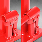 12 tons / 24000 lbs Lifting Automotive Welded Hydraulic Bottle Jack for Repair Vehicle, Pickup, Truck, w/Manual Handle, Red,TOOLS-00360