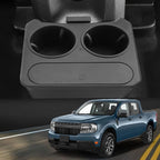 Compatible with 2025 Ford Maverick Trash Can Trash Container with Cupholder, Cup Holder Car Trash Bin Garbage Can for Ford Maverick Accessories 2025 2024 2023 2025