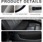 Waterproof Car Towel Seat Cover, Sweating Non-Slip Premium Towel Carseat Cover Protector, Universal Soft Machine Washable Car Truck SUV Front Seat Cover for Gym Workout Beach Hiking (Black)