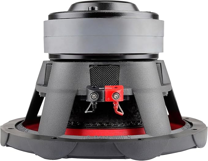 10" Double Stack Composite Cone Subwoofer (TXX-BDC-II-10), Superior Performance, 1200W, 2 Magnets, BASV Voice Coil, Aluminum Basket, Multi-Connect, Non-Press Paper Cone, 2 x 4 Ohms